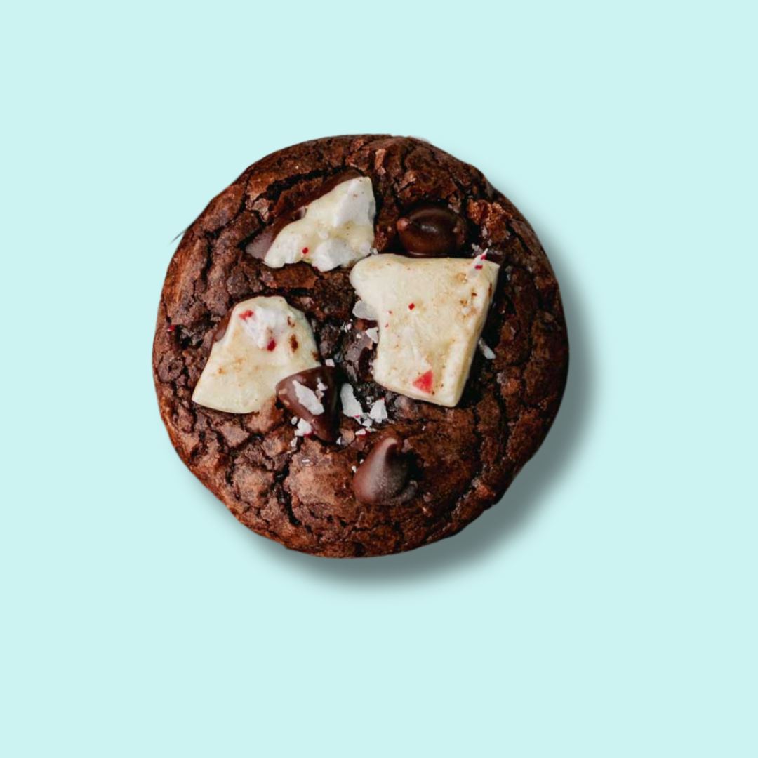 Chocolate Peppermint Bark Cookie